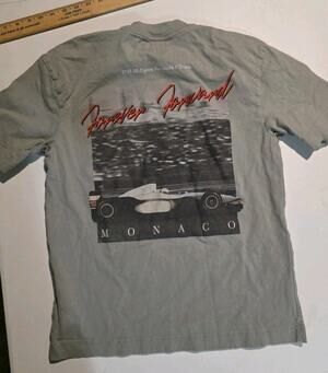McLaren T Shirt Mens XS Green Formula 1 Retro 2002 Race Car Tee